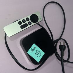 Apple TV 4K – Like New – Used Once – Remote Included