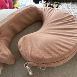 Pink My Brest Friend Nursing Pillow with Back Support