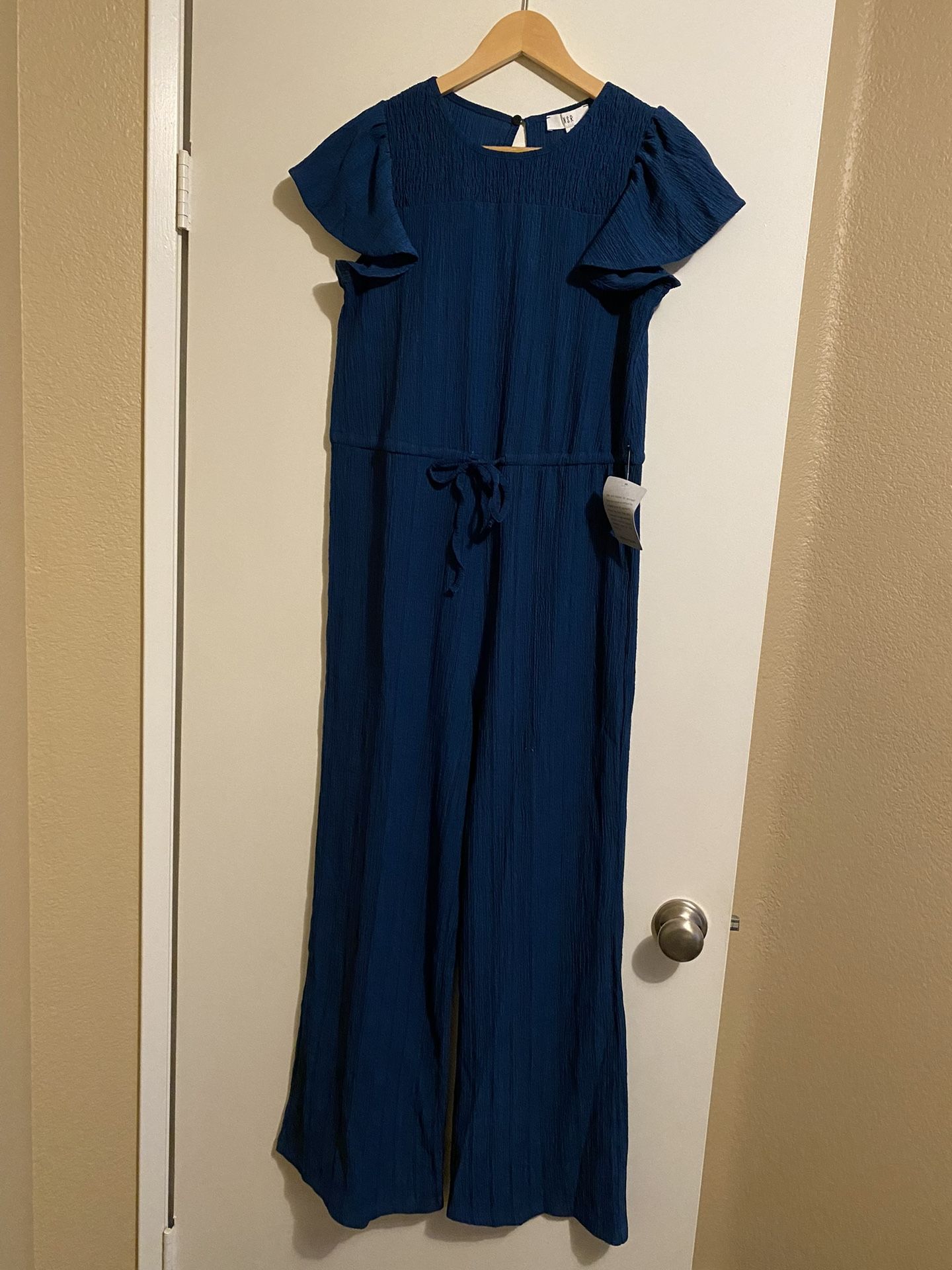 New NSR Women’s Teal Blue Jumpsuit Size Small