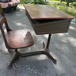  School Desk- Vintage
