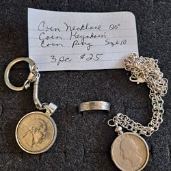 3 PC Coin Jewelry 