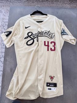 Dbacks Serpientes Game used authentic Cecconi jersey