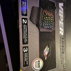 VIPER 3 PIECE PRO GAMING KEYBOARD SETUP