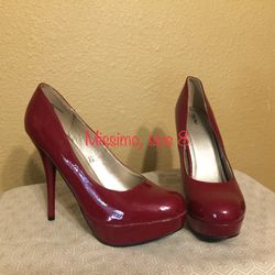 Red shoes size 8
