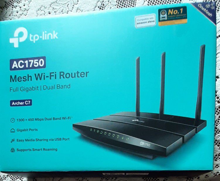 TP-Link AC1750 Smart WiFi Router Compatible With  Amazon Alexa