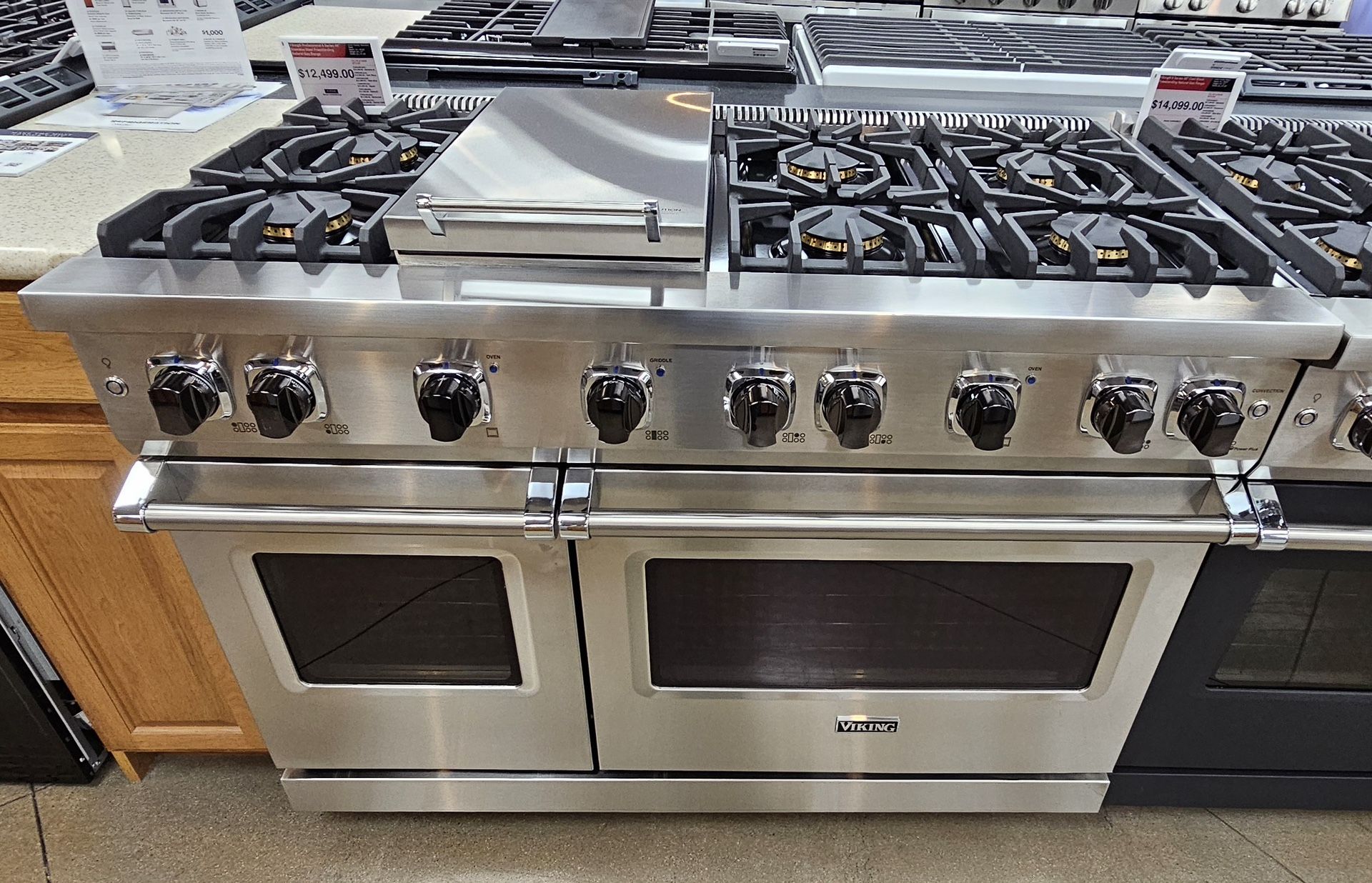 VikingĀ® Professional 5 Series 48" Stainless Steel Freestanding Natural Gas Range