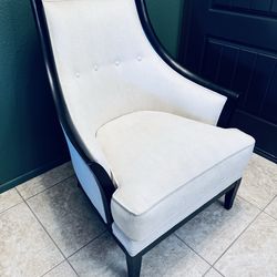 White and Black Chair