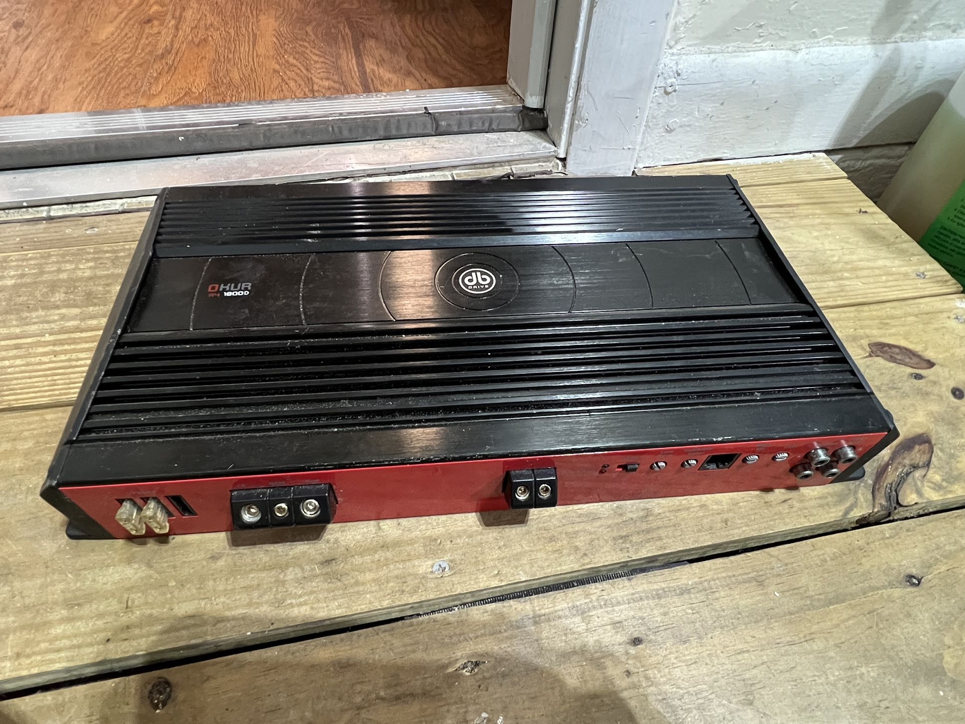 DB Drive OKUR A4 A4 1800D Car Amplifier, 1800 W RMS, 1 Channel, Class AB