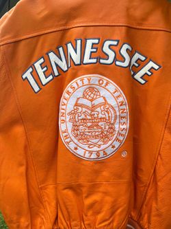 Tennessee vols leather shop jacket