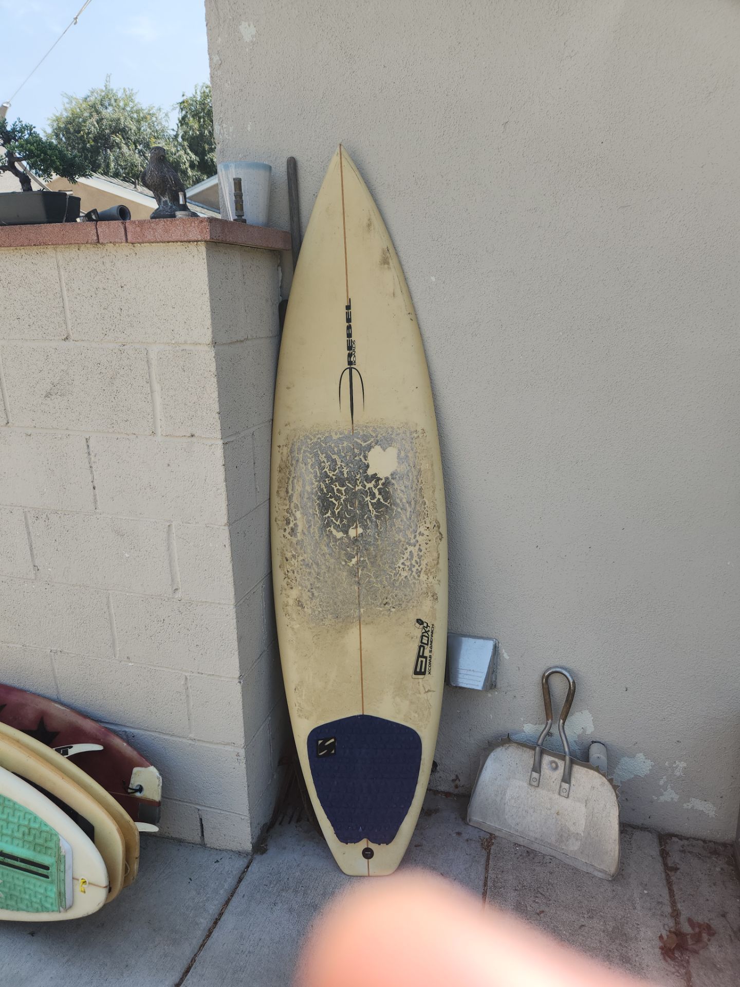 Surfboard, REBEL, 6'0"X 18.3
