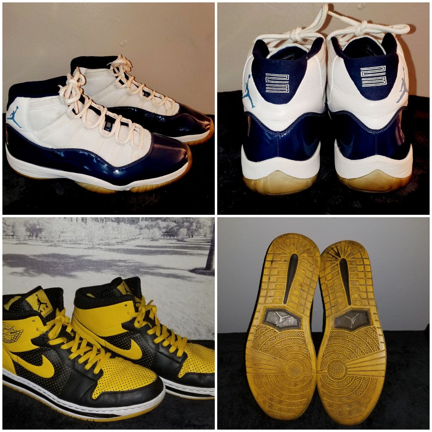 (2) Pair of Jordan Shoes Sz 13