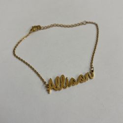 Fancy Jewelry Name Braclet