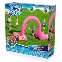 H2OGO! Bestway - Jumbo Flamingo Inflatable Kids Sprinkler Arch $29.99