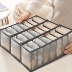 3pcs/set Closet Drawer Clothing Organizer