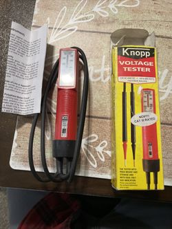 Knopp inc online voltage tester k60