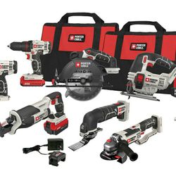Porter Cable Power Tool Set.