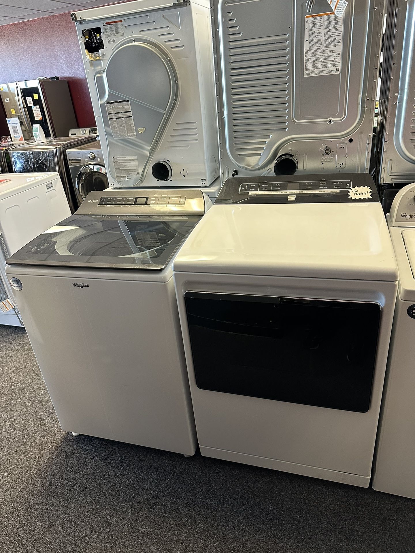 Gorgeous Whirlpool Washer And Kenmore Electric Dryer