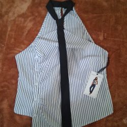 Sleeveless Top With Tie
