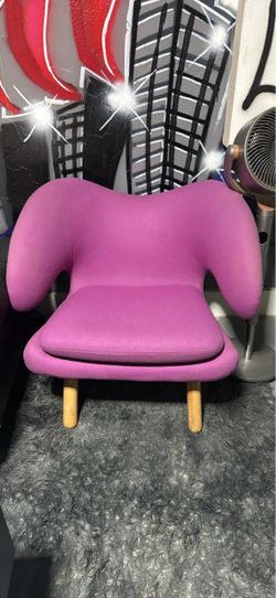 Purple unique chair