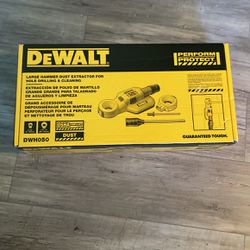 DeWalt Large Hammer Dust Extractor For Hole Drilling And Cleaning