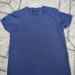 Figs E.A.C Fion Big Sky Scrub Top Size XS