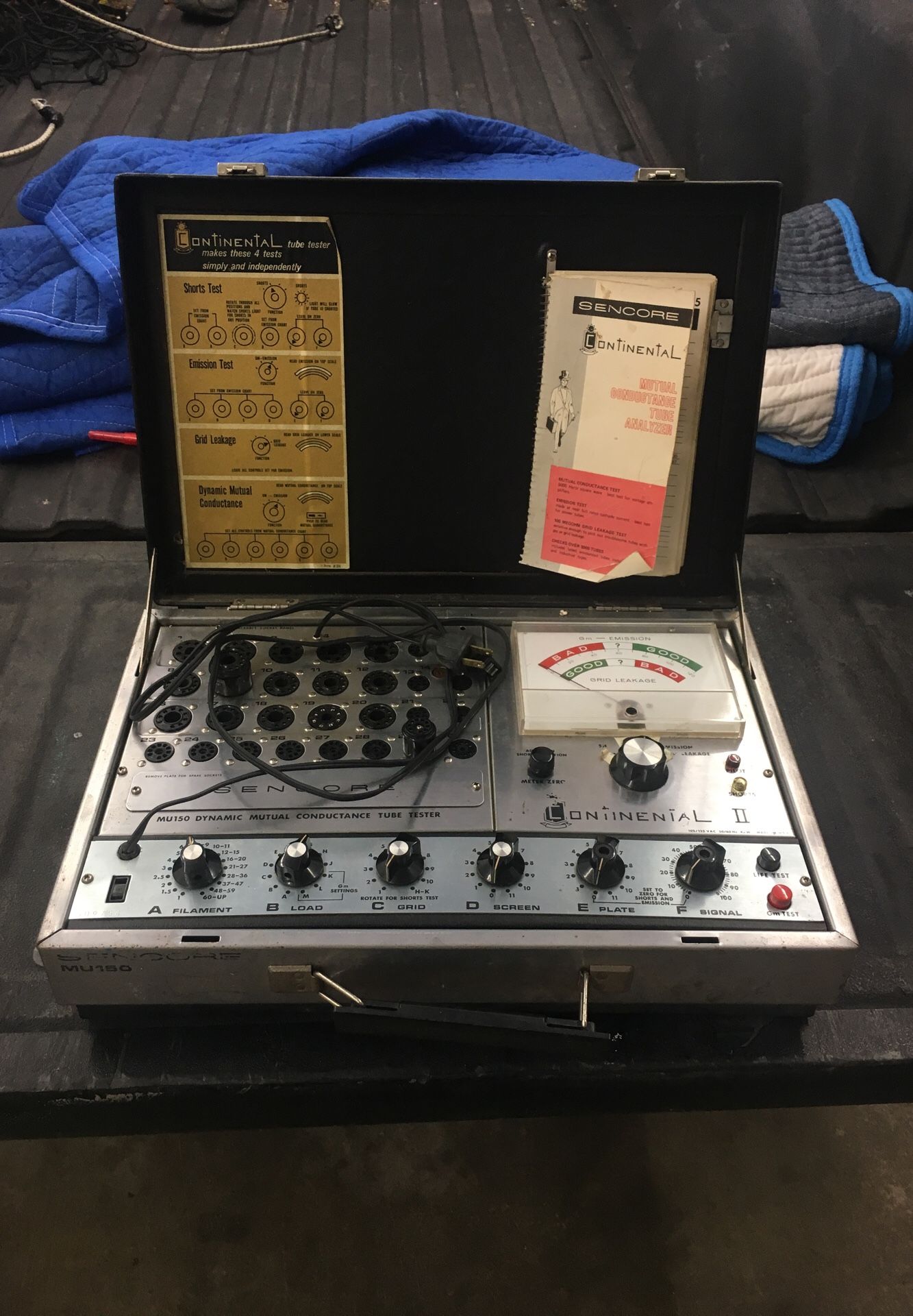Sencore Continental Tube Analyzer MU150 - RJ