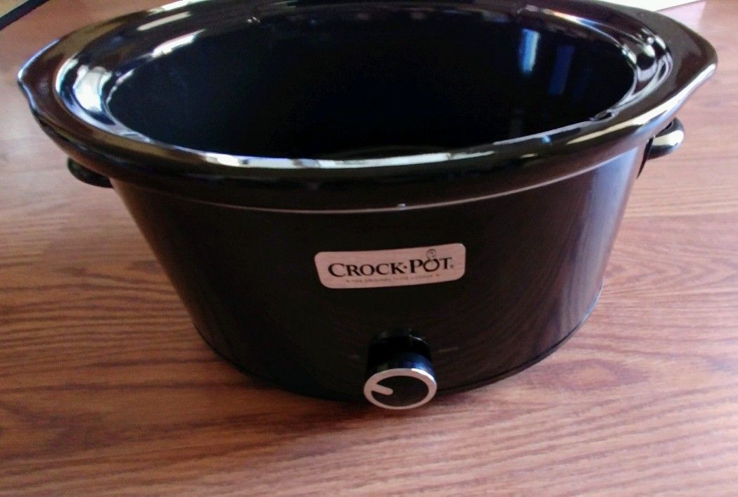 Crock-Pot SCCPVM600H-BI - Oval Lift & Serve Hinged Lid Slow Cooker