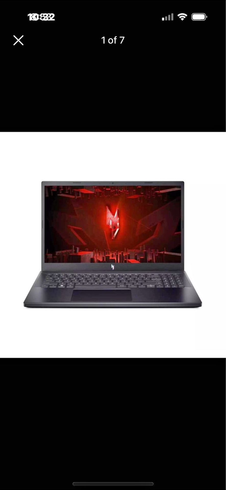 ACER NITRO V 15.6” Gaming Laptop Intel Core i5–13420H 2.10GHz 8GB 512GB SSD W11H