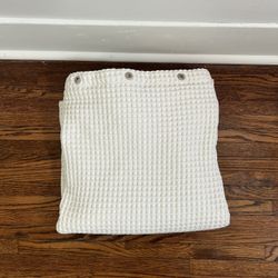 Threshold Waffle Ivory Shower Curtain For Sale 