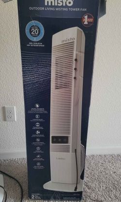 Misto outdoor living misting tower fan