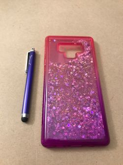Case note 9 glitter Liquid brand new #3