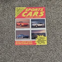 Excellent Condition 1989 Sports Cars Trading Cards