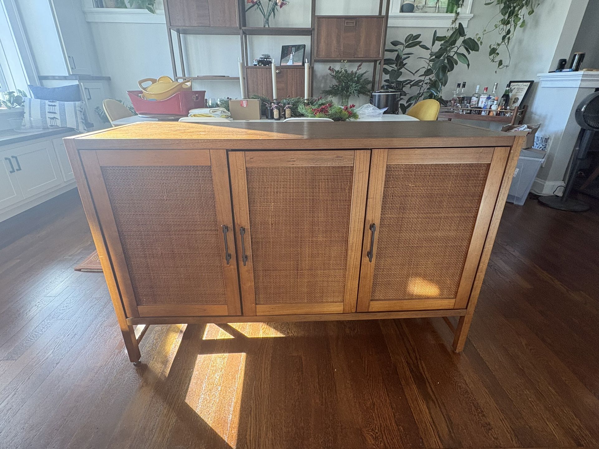 Threshold Warwick 3 Door Wood TV Stand/Credenza