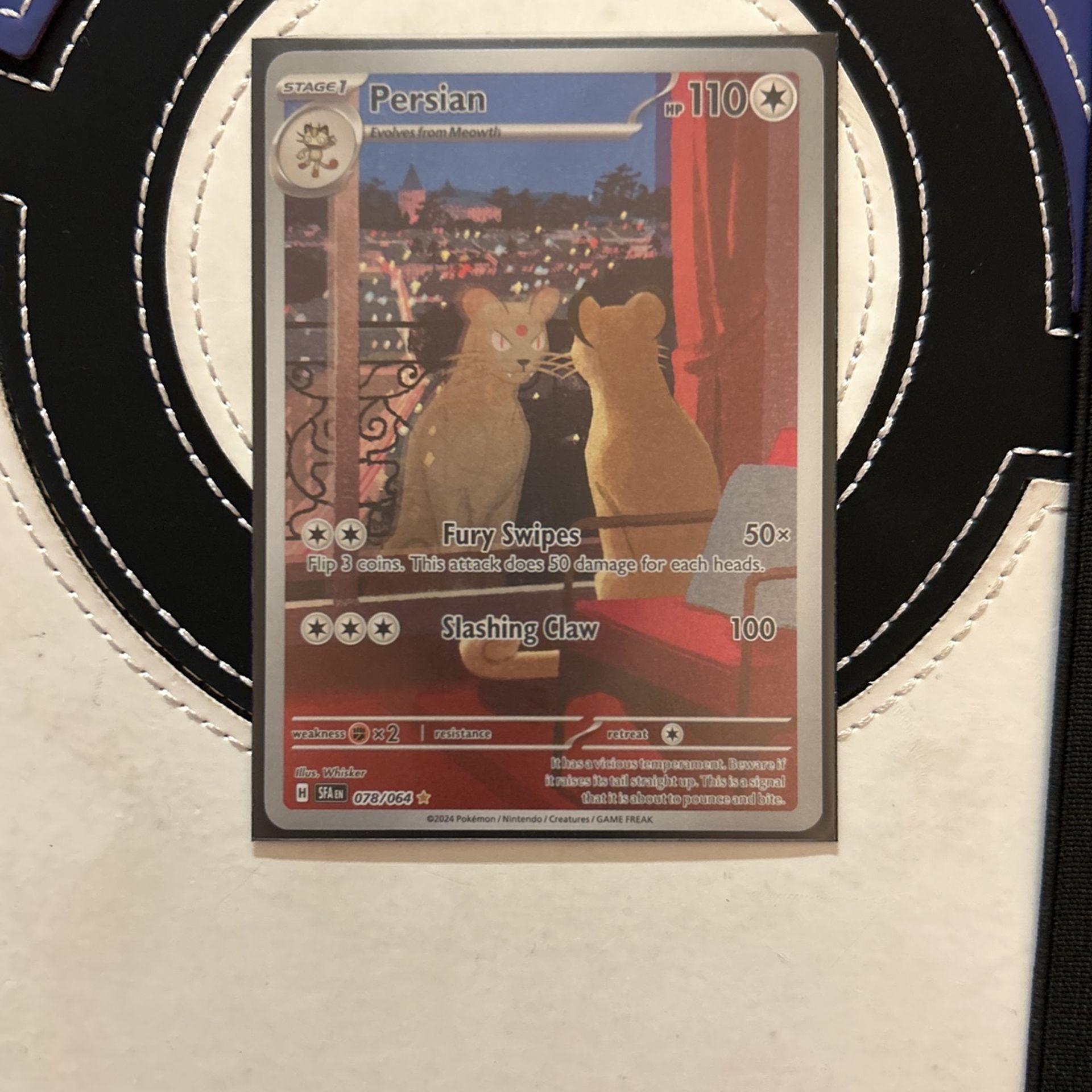 Persian Pokemon Card Shrouded Fable Mint