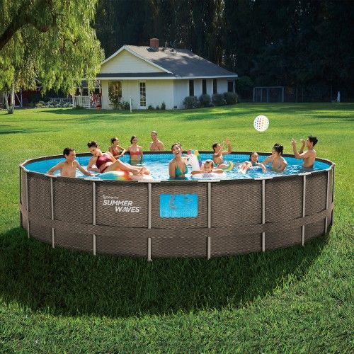 BRAND NEW Summer Waves 22 ft Crystal Vue Elite Frame Round Pool with 4 Windows
NEW IN BOX 📦