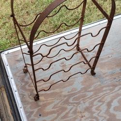 Antique Wine Bottle Rack