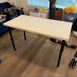 IKEA LINNMON White Table with Legs