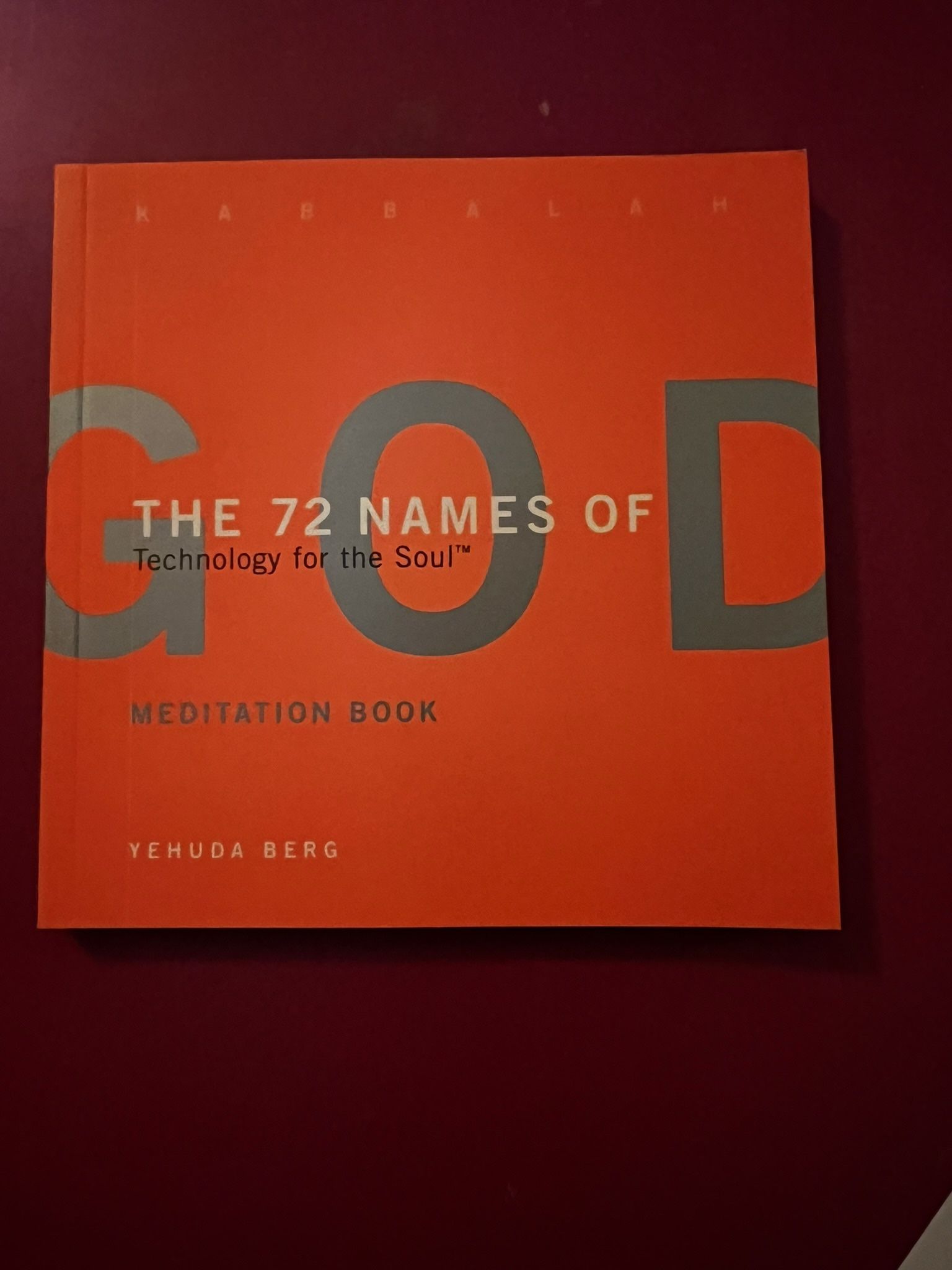 The 72 Names of God Meditation Book - Yehuda Berg