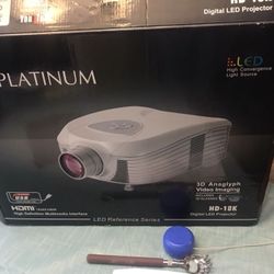 Platinum led digital projector brand new never used.