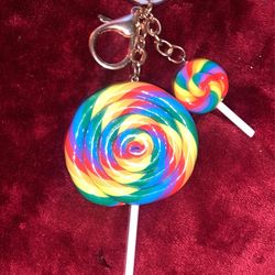 lollipop keychain