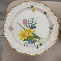 Mikasa Early Spring Salad Plates Garden Club 8 EC 409 Set of 8 Lot Floral