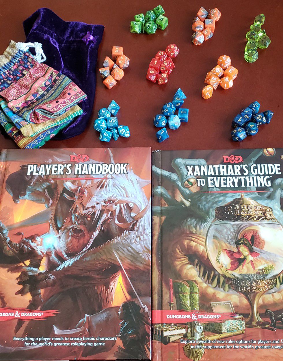 D&D Books and Dice