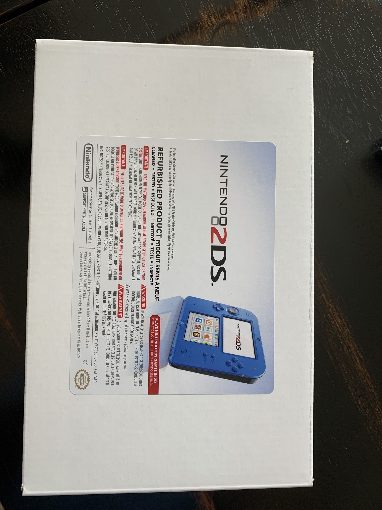 officially refurbished nintendo 2ds plays ds and 3ds games