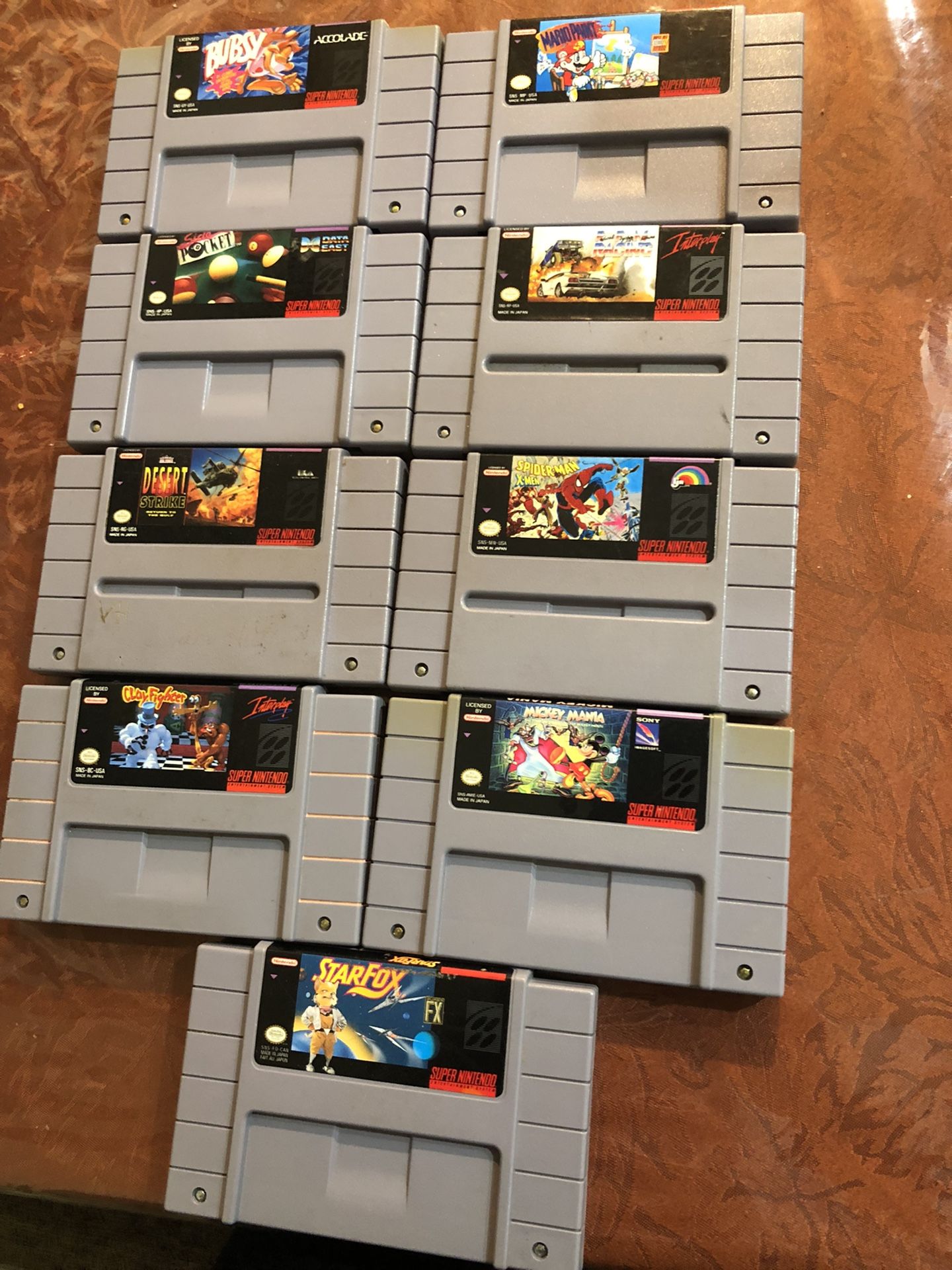 Super Nintendo Games