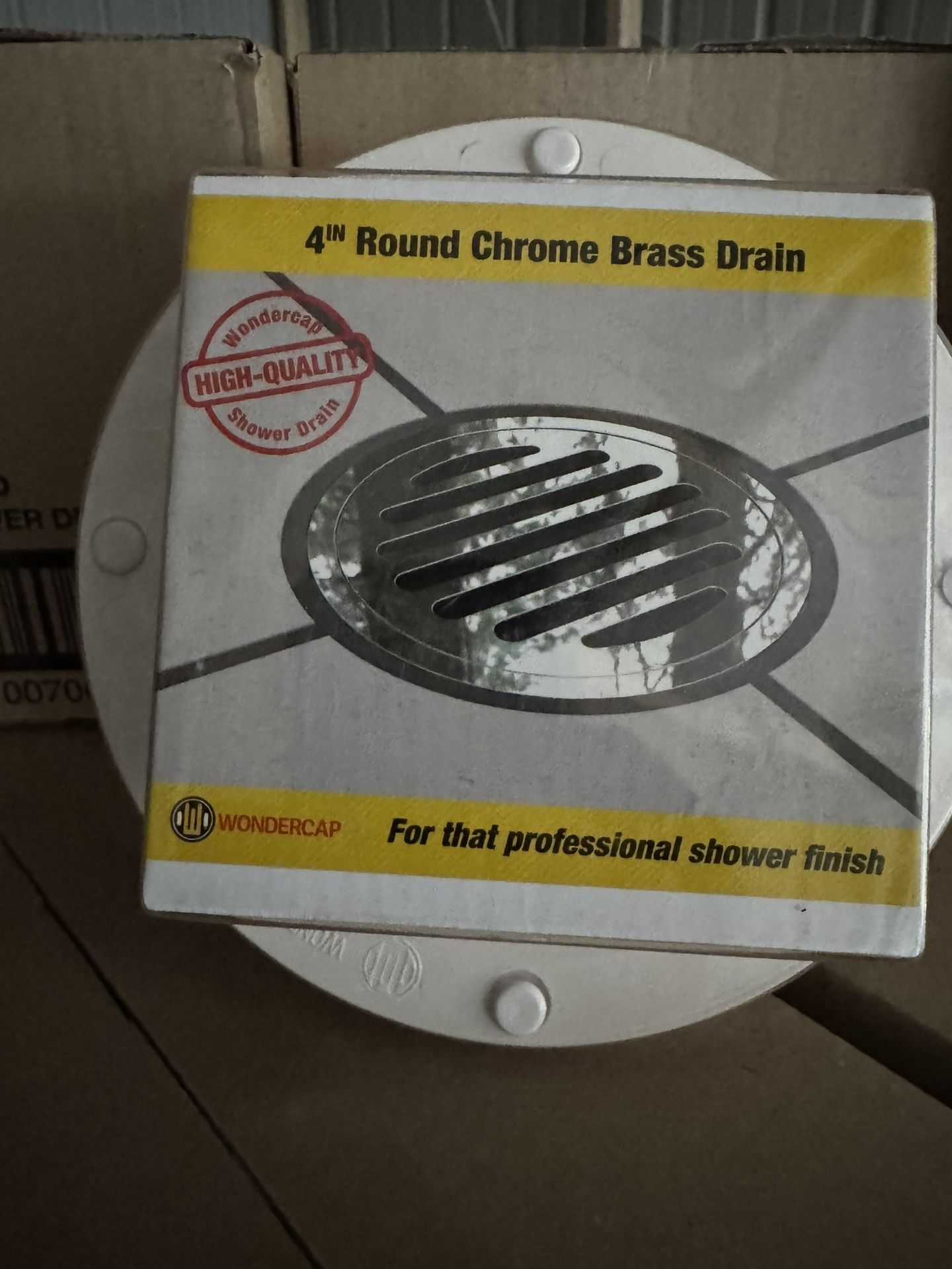4” Round Tile Drain Kit By Wondercap