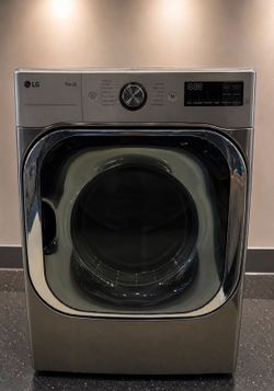 LG 9.0 cu ft Electric Dryer w/ TurboSteam ThinQ – Open Box, New