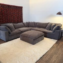 Costco Sereen Cloud Sectional Dark Gray - Delivery Available