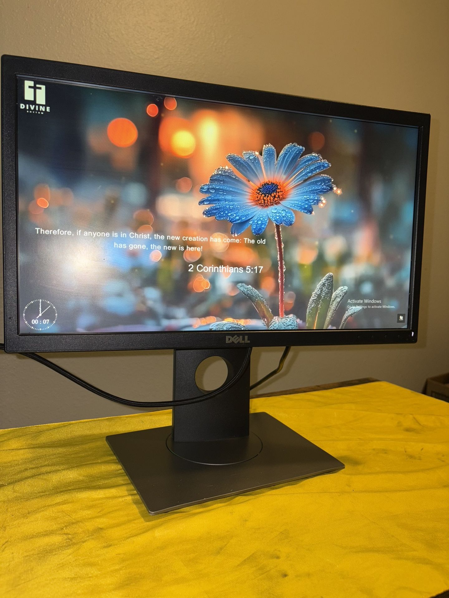 Dell HD Monitor — Rotates & Looks Amazing!