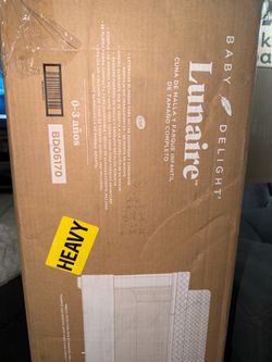 BRAND NEW Baby Delight Lunaire Full-Size Mesh Crib and Playard