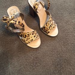 Gianni Bini Leopard Print Shoes Size 6.5